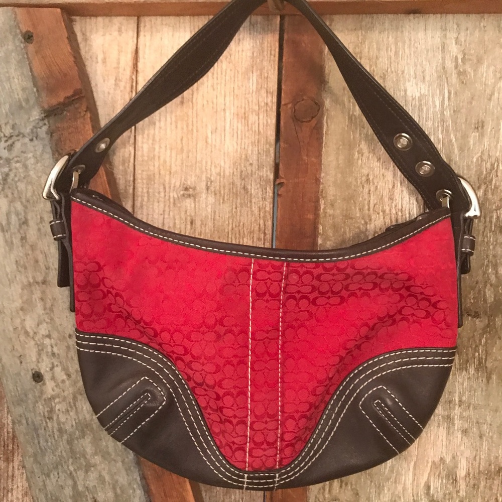 Coach Purse ~ Red Logo